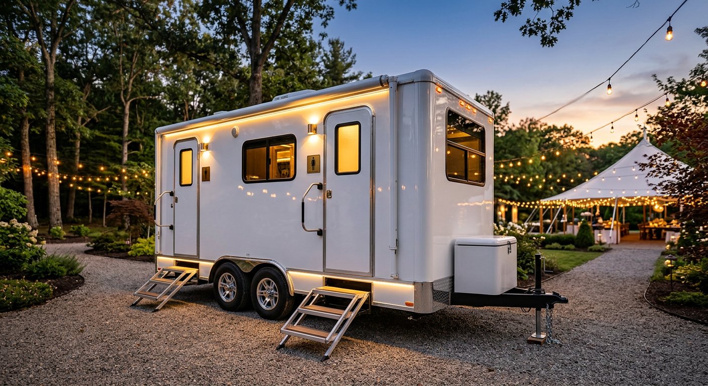 Luxury — VIP restroom trailers